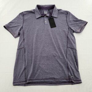 Motion Cloud Plus Mens Size Medium Stretch Boysenberry Short Sleeve Active Shirt